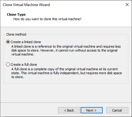 Clonando uma máquina Virtual no VMware Workstation – Linked Clone
