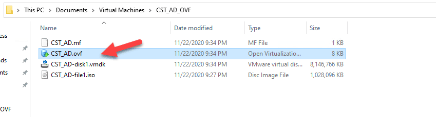 Executando um Template .ovf no VMware