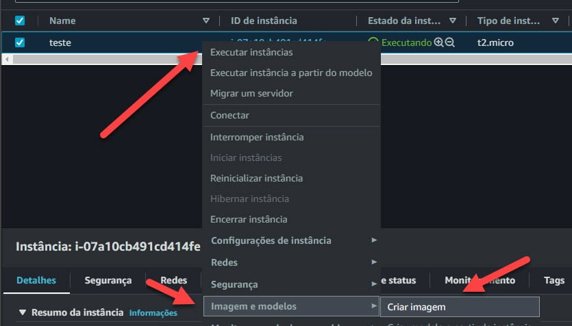 Criando uma AMI na AWS 1 Criando uma AMI na AWS