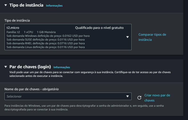 Iniciando uma instancia EC2 de AMI 3 Iniciando uma instancia EC2 de AMI