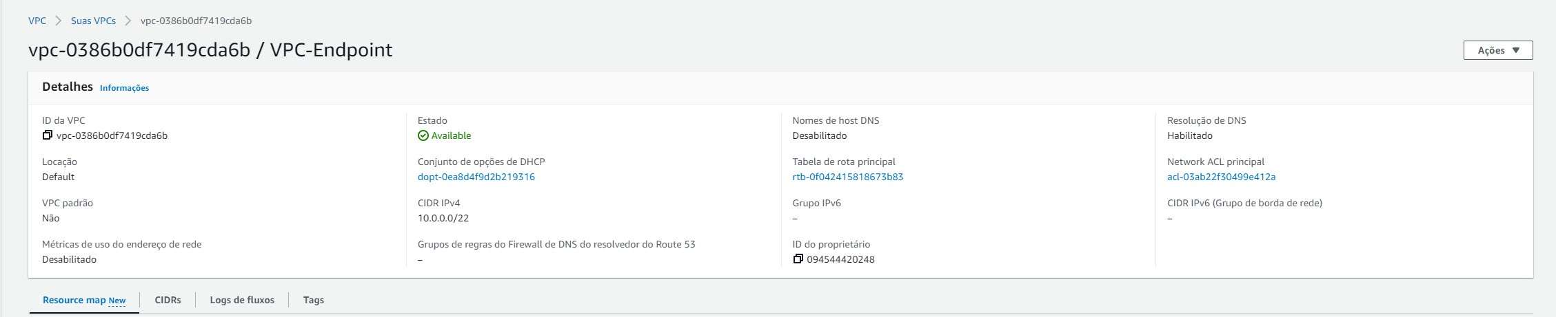 Criando uma VPC na AWS