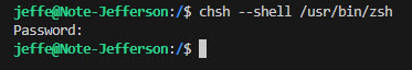 instalando o zsh no wsl windows 04