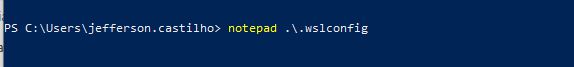 Limitando memoria vm wsl Azure