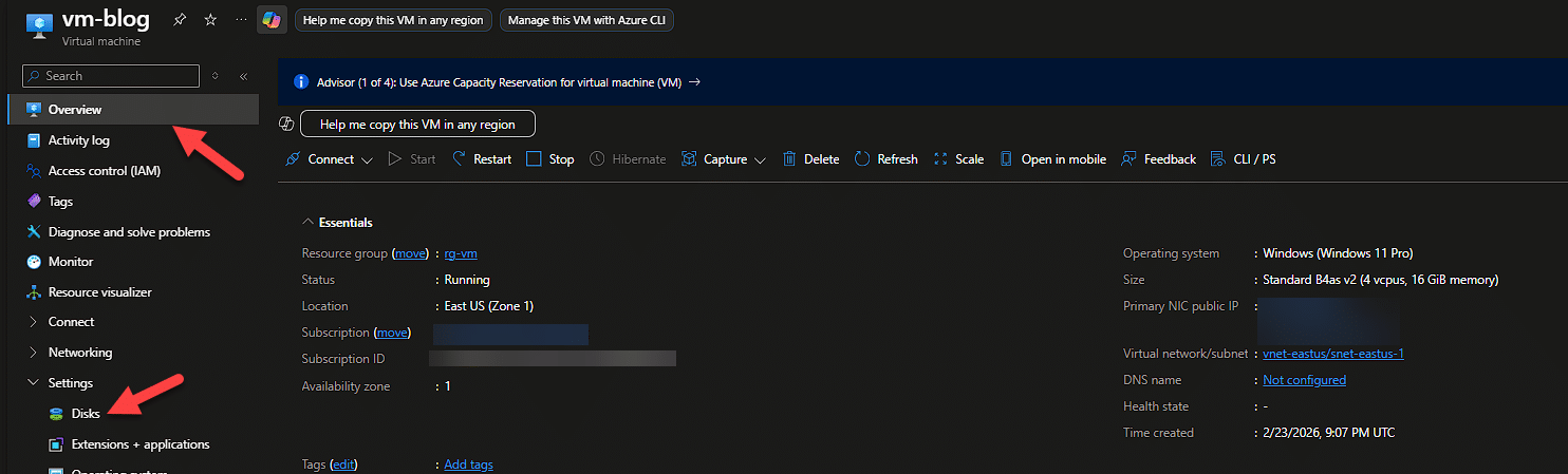 Como Aumentar IOPS Managed Disks no Azure