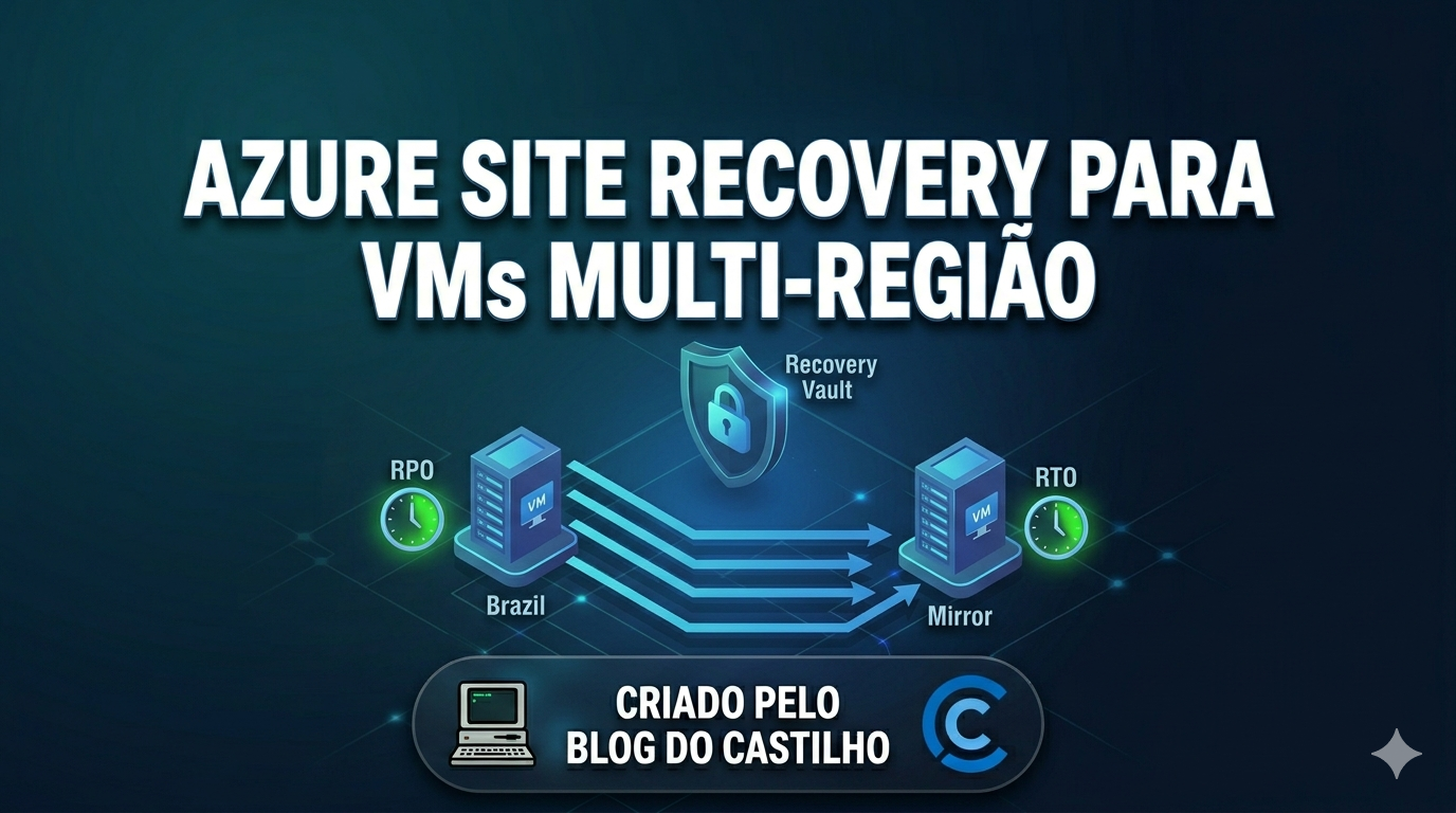 Azure Site Recovery para VMs Multi-Região