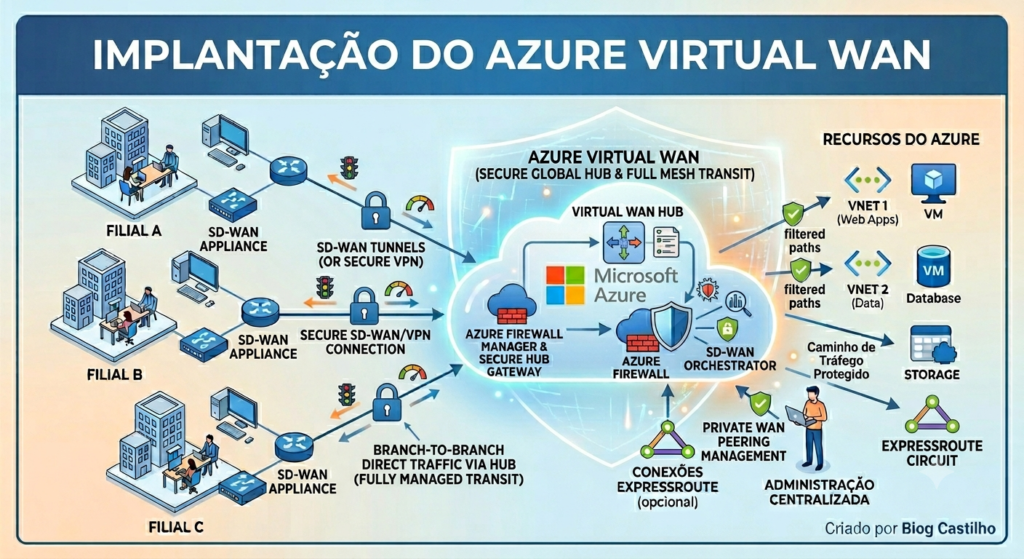 Criar o Azure Virtual WAN
