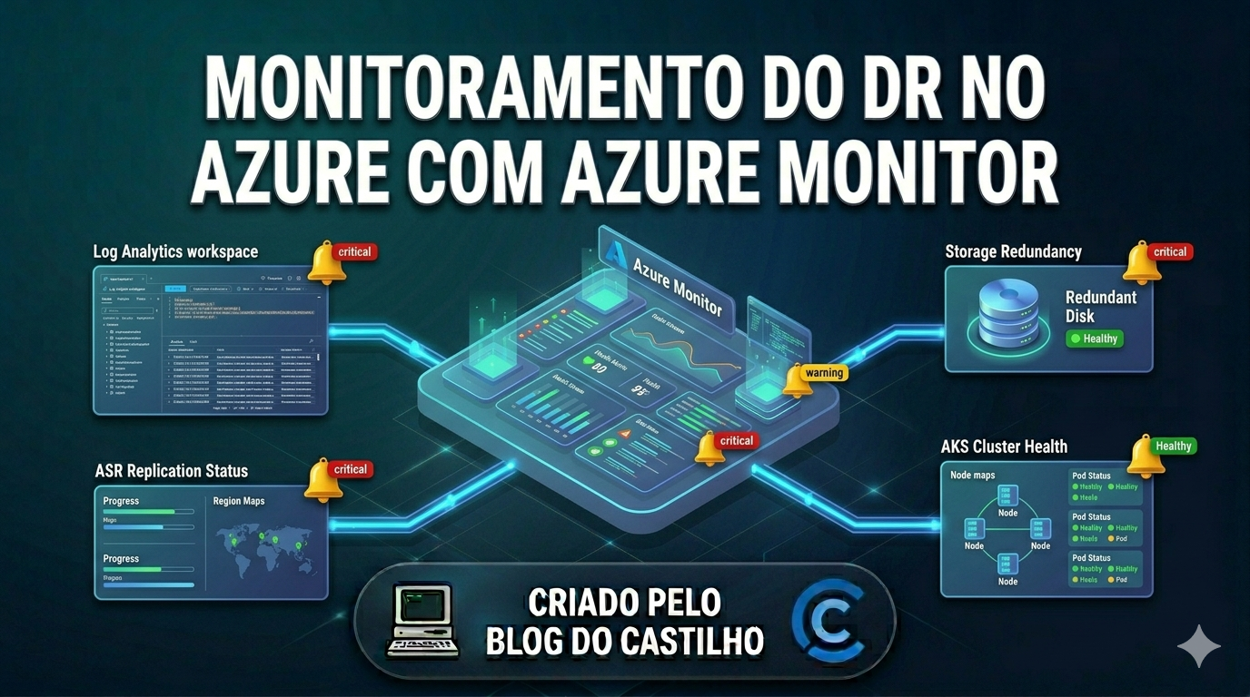 Monitoramento do DR no Azure com Azure Monitor
