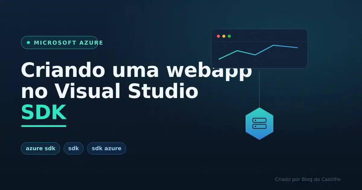 Criando uma webapp no Visual Studio SDK