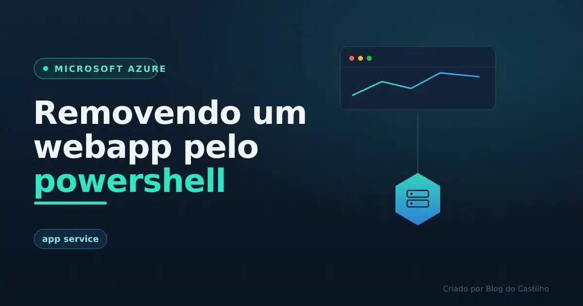 Removendo um webapp pelo powershell