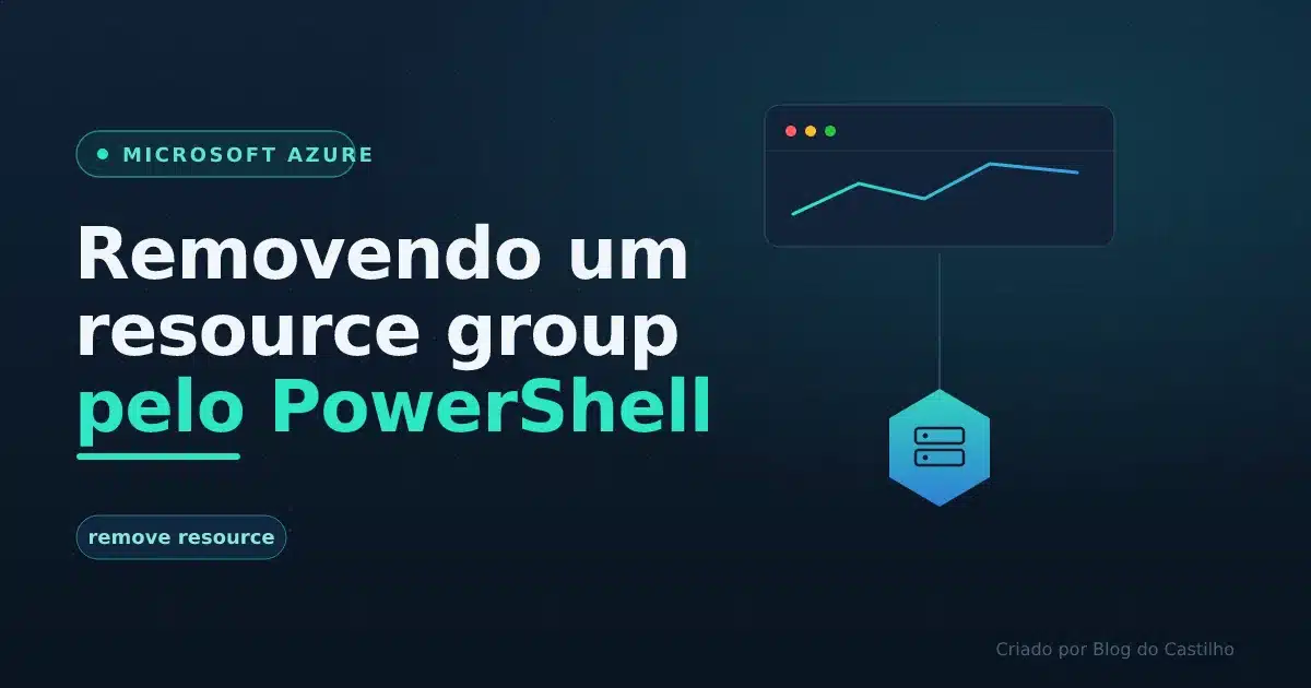 Removendo um resource group pelo PowerShell
