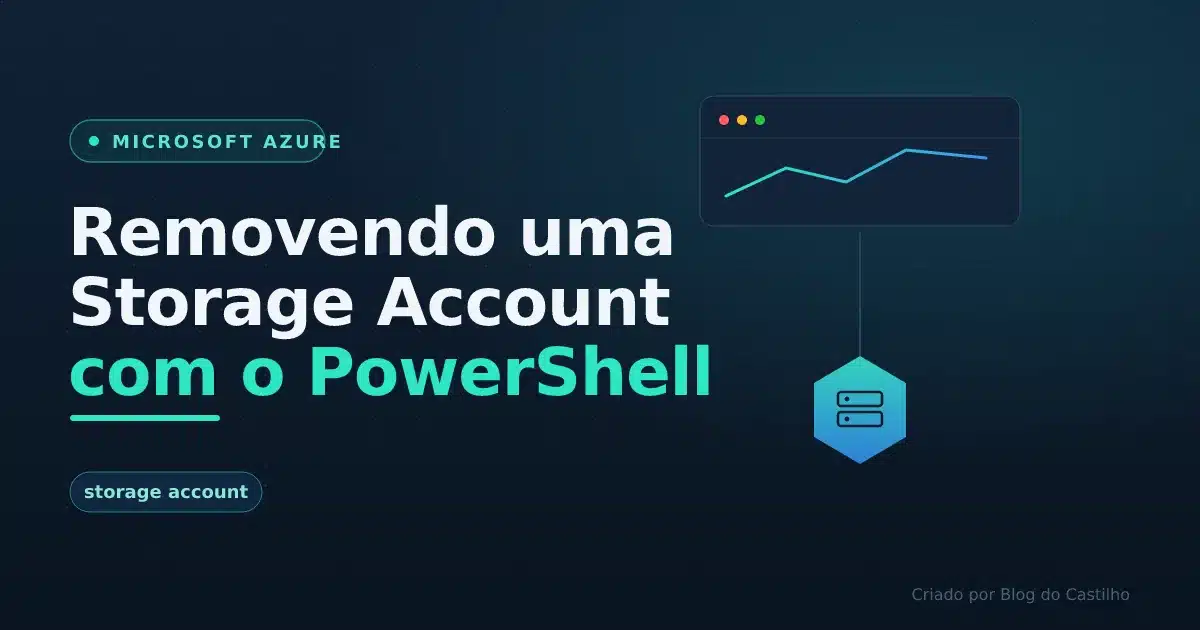 Removendo uma Storage Account com o PowerShell