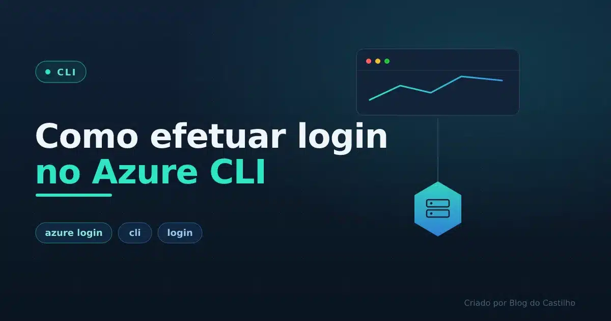 Como efetuar login no Azure CLI