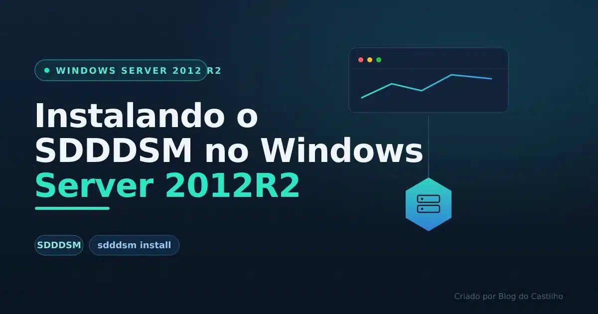 Instalando o SDDDSM no Windows Server 2012R2