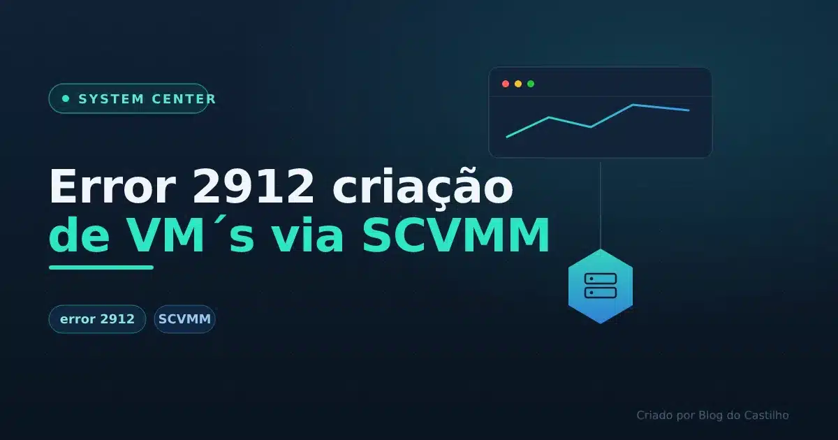 Error 2912 criação de VM´s via SCVMM