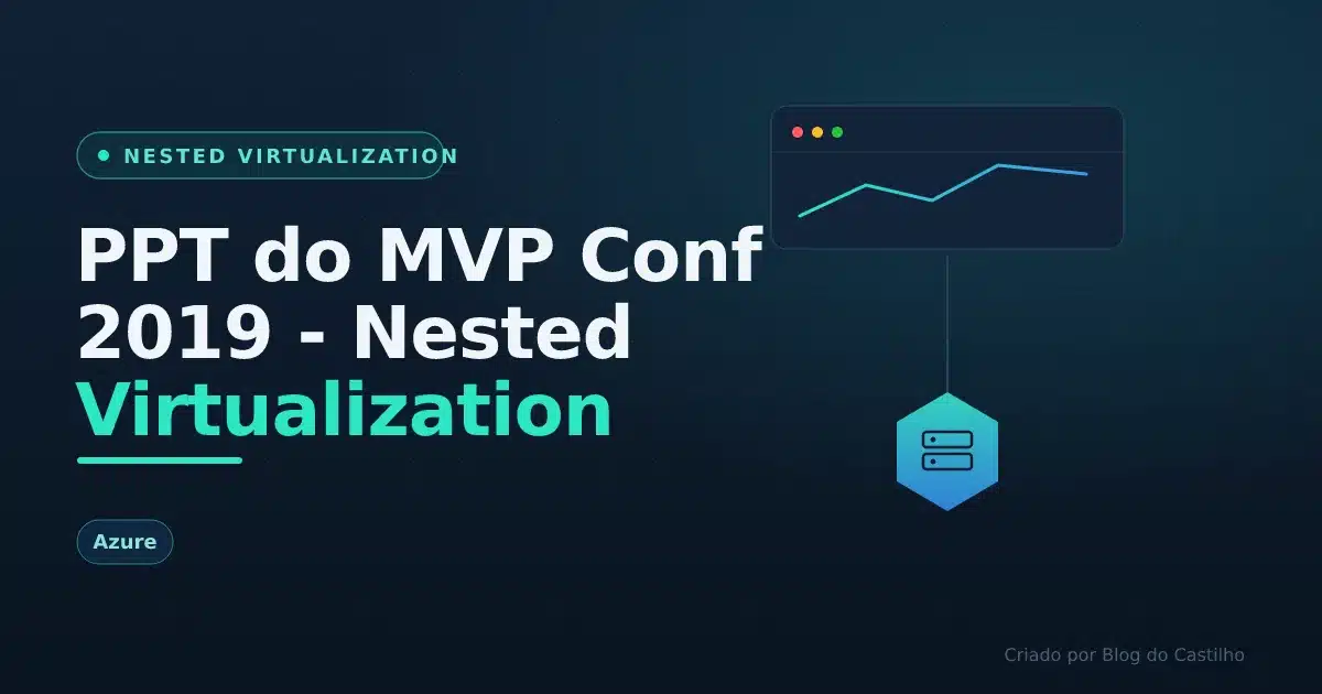 PPT do MVP Conf 2019 - Nested Virtualization