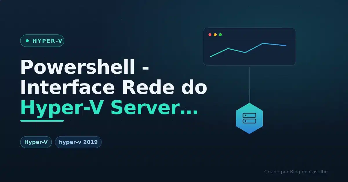 Powershell - Interface Rede do Hyper-V Server 2019