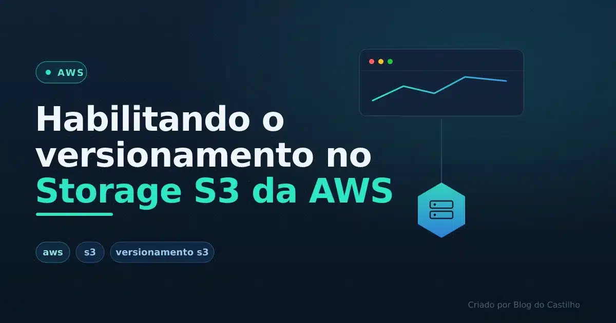Habilitando o versionamento no Storage S3 da AWS