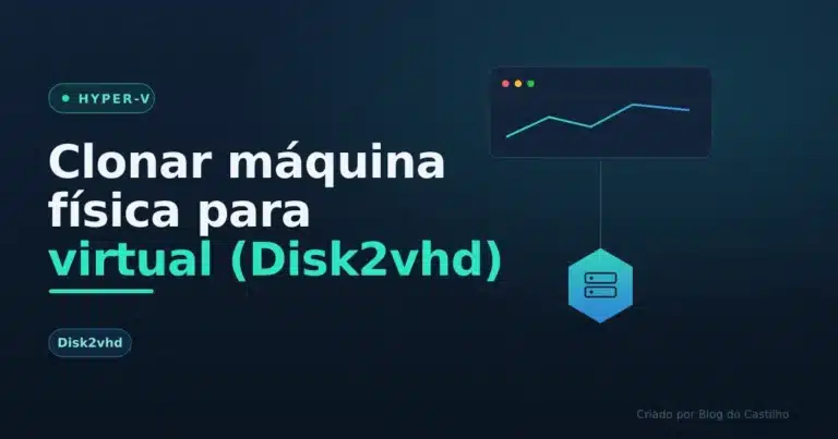 Clonar máquina física para virtual (Disk2vhd)