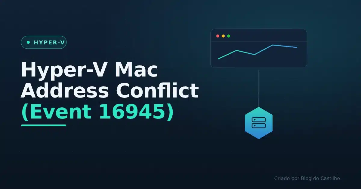 Hyper-V Mac Address Conflict (Event 16945)