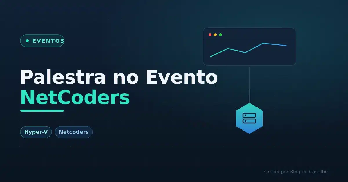Palestra no Evento NetCoders