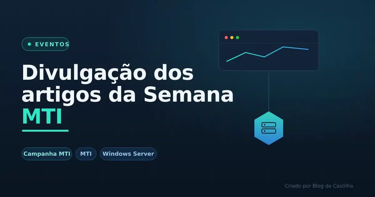 Divulgação dos artigos da Semana MTI