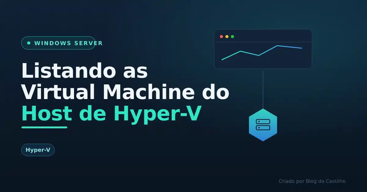 Listando as Virtual Machine do Host de Hyper-V