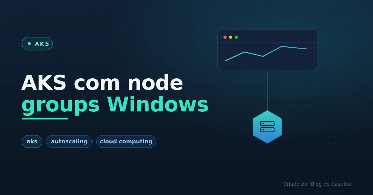 AKS com node groups Windows