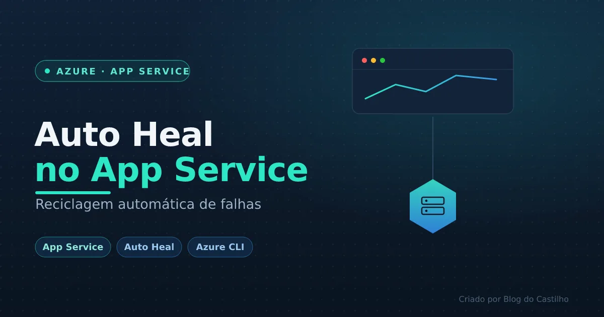 Auto Heal no App Service: Reiniciar Automaticamente em Falhas