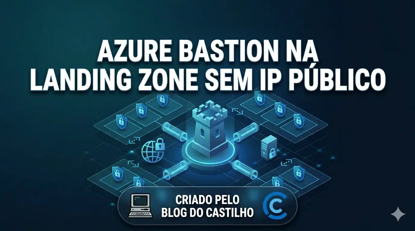 Azure Bastion na Landing Zone sem IP Público