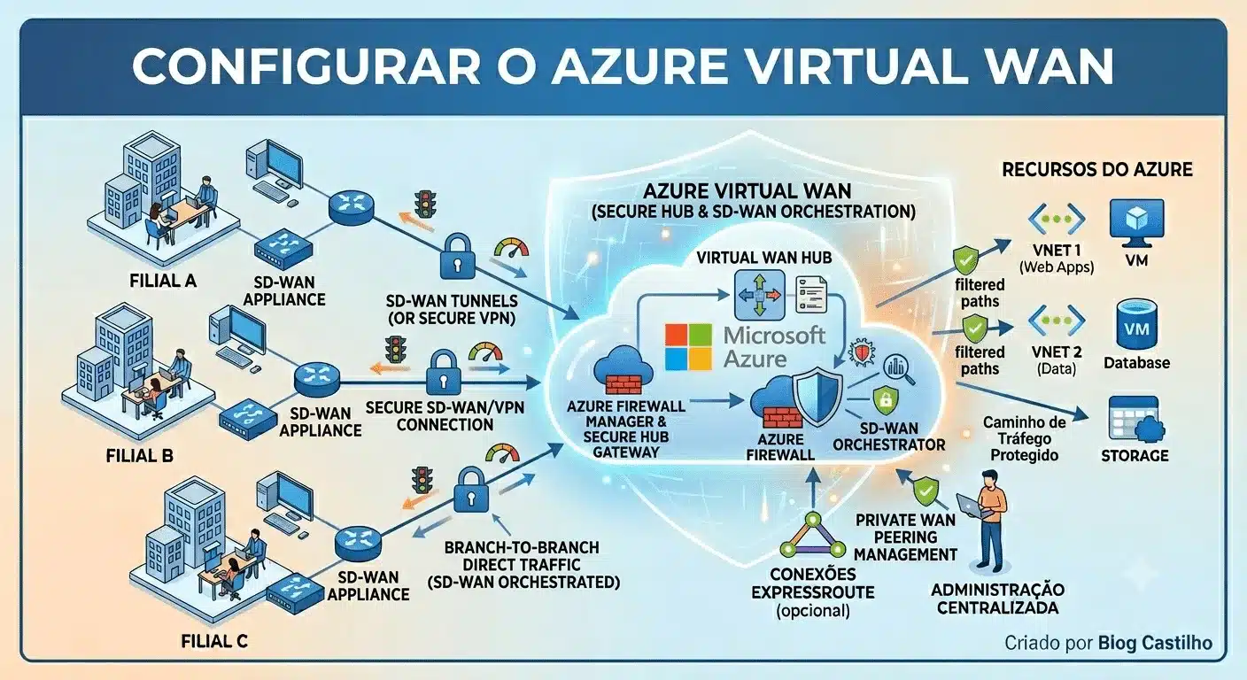 Configurar o Azure Virtual WAN