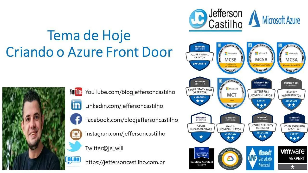 Criando o Azure Front Door