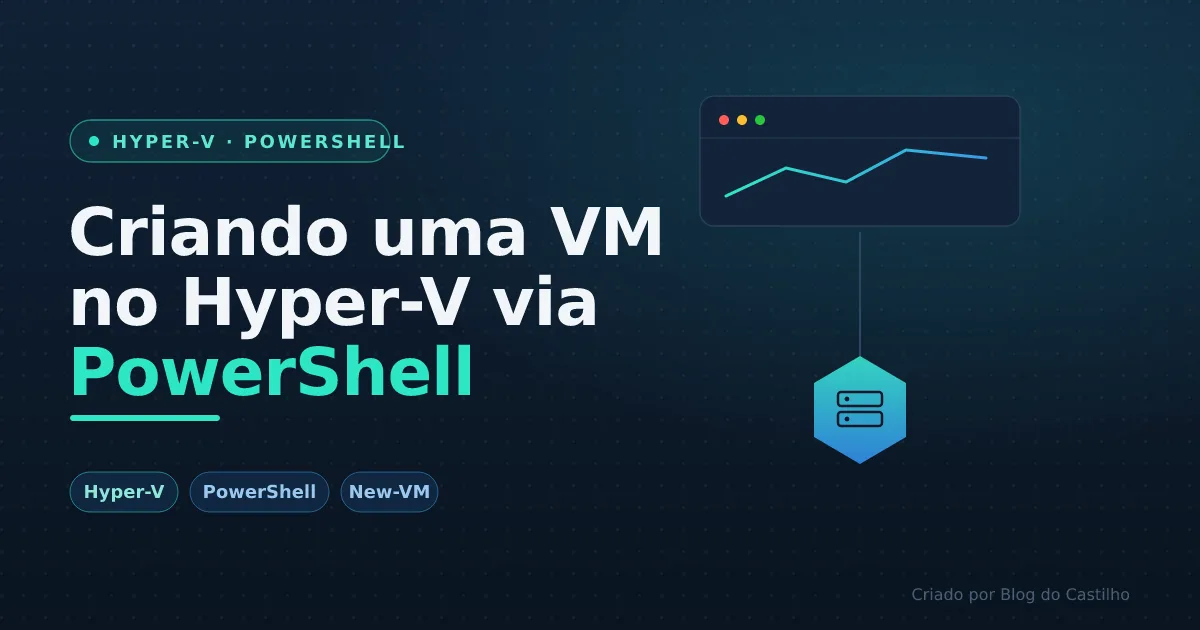 Criando uma Máquina Virtual no Hyper-V via Windows Powershell