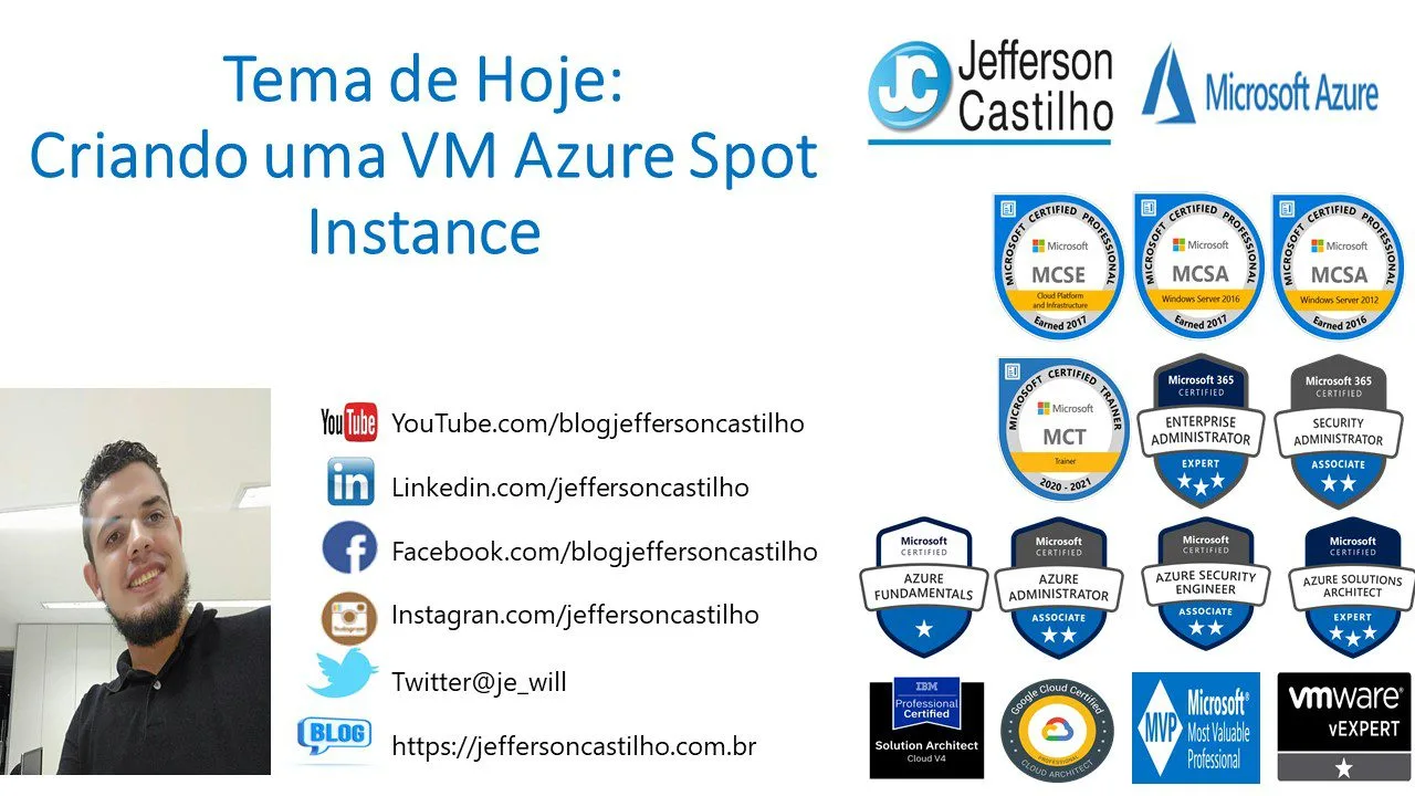 Criando uma VM Azure Spot Instance