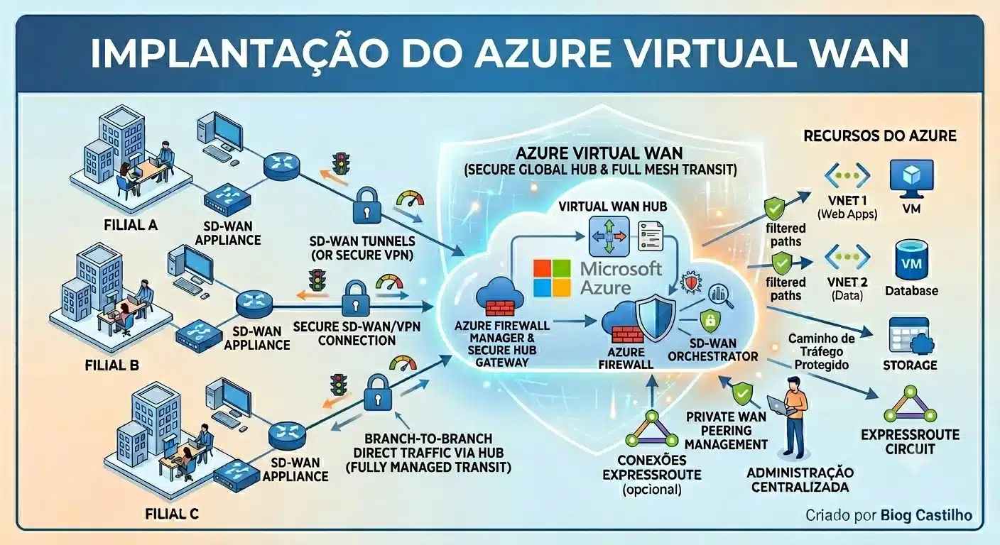 Criar o Azure Virtual WAN