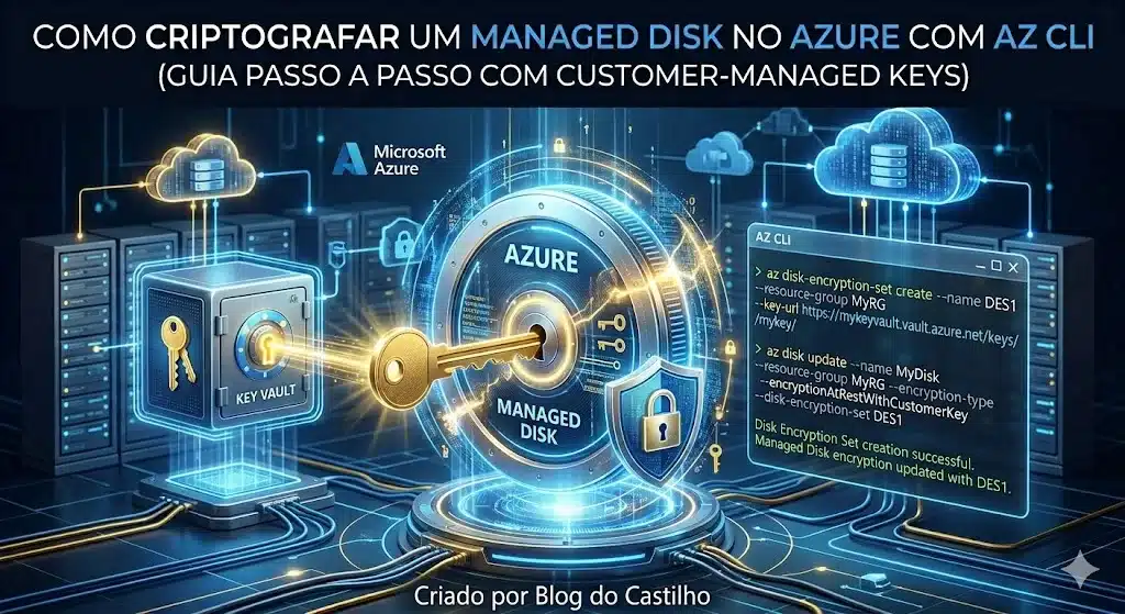 Como Criptografar um Managed Disk no Azure com AZ CLI