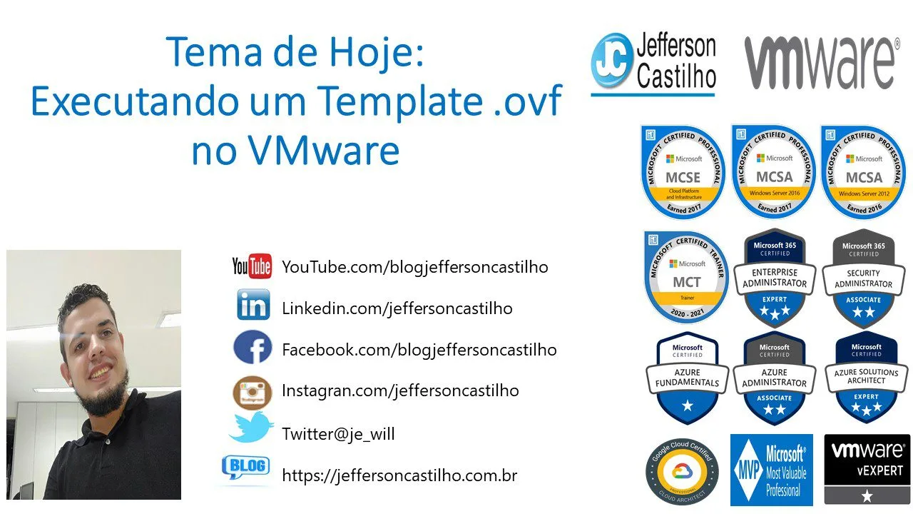 Executando um Template .ovf no VMware