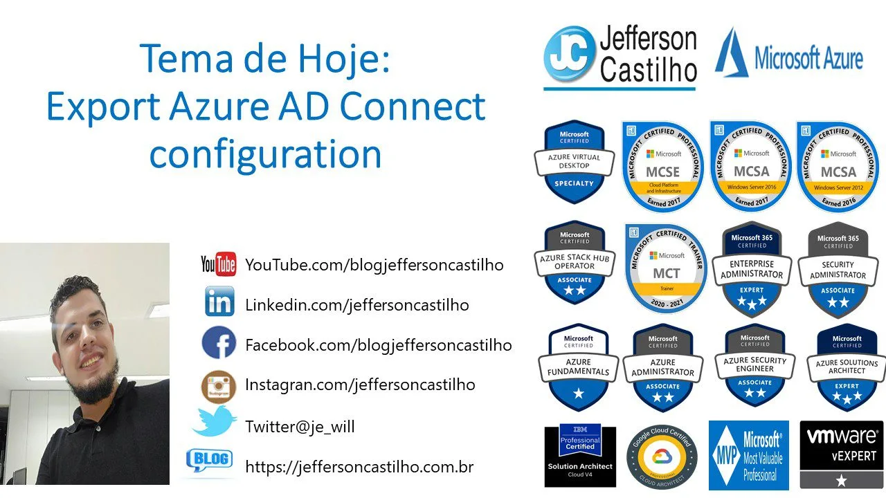 Export Azure AD Connect configuration