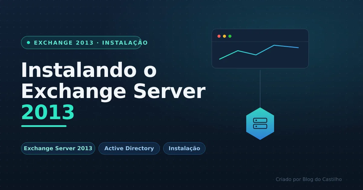 Instalando o Exchange Server 2013