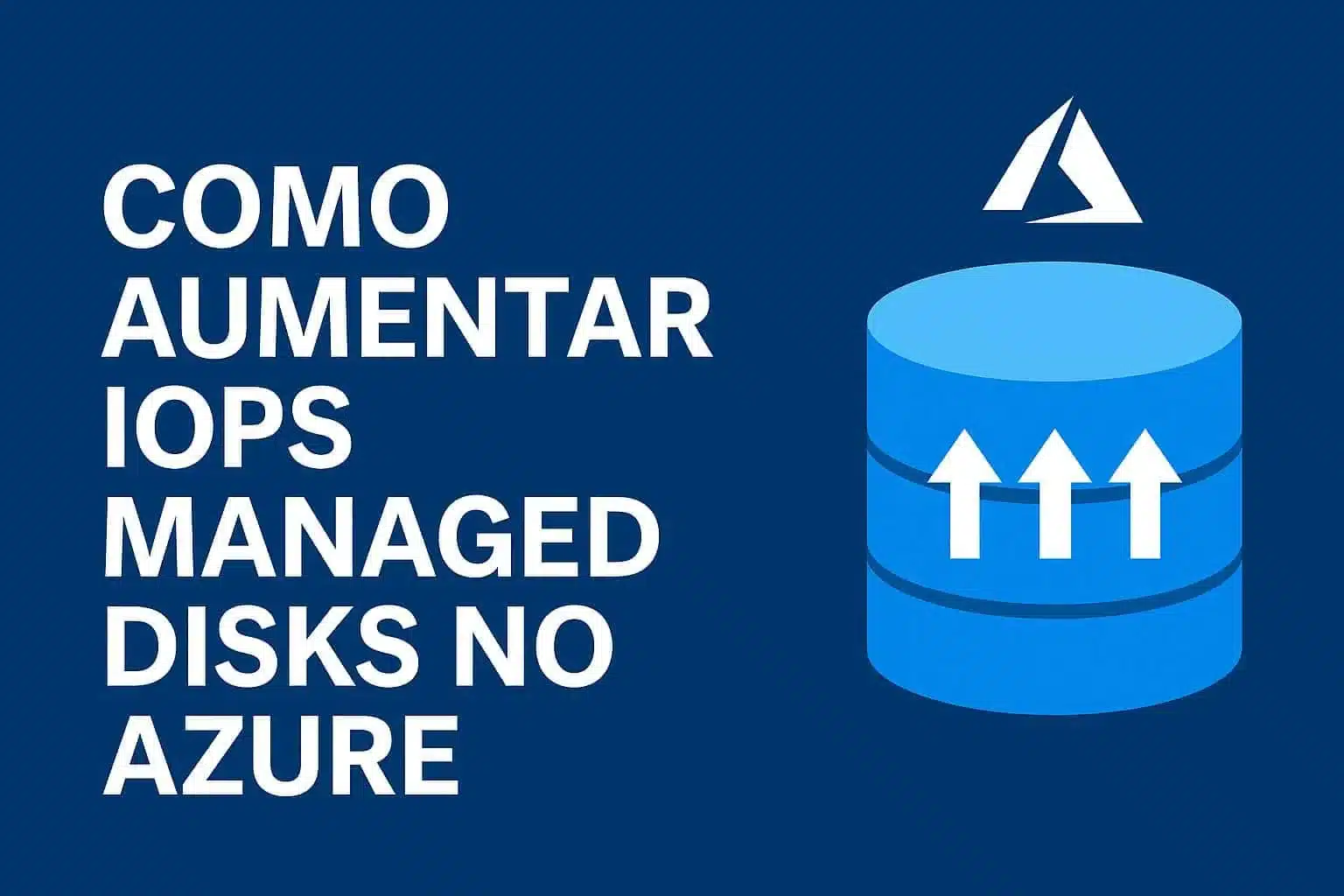 Como Aumentar IOPS Managed Disks no Azure