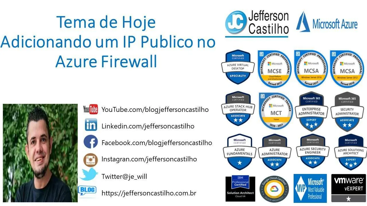 5 - Adicionando um IP Publico no Azure Firewall