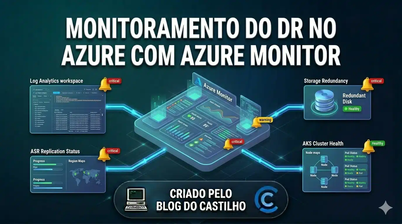 Monitoramento do DR no Azure com Azure Monitor
