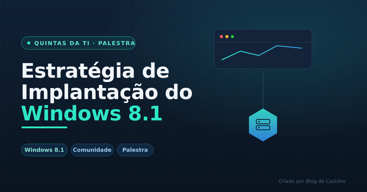 Palestra dos Quintas da TI (Determinar estratégia de implantação para o Windows 8.1)