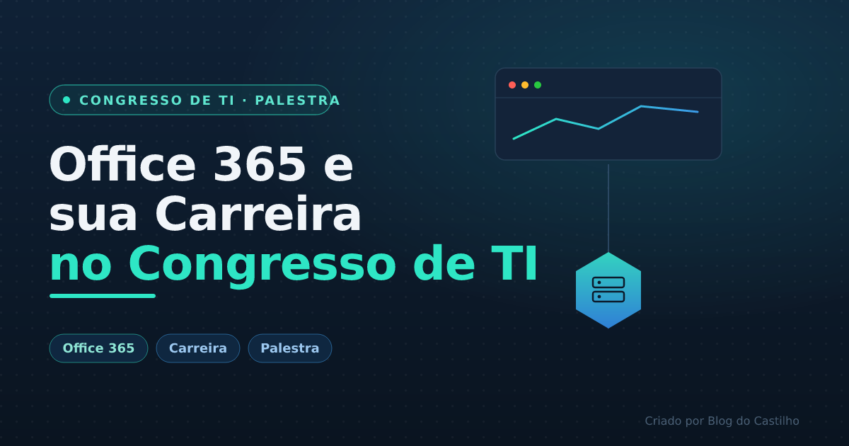 Palestra no Congresso de TI (Office 365 e sua Carreira)