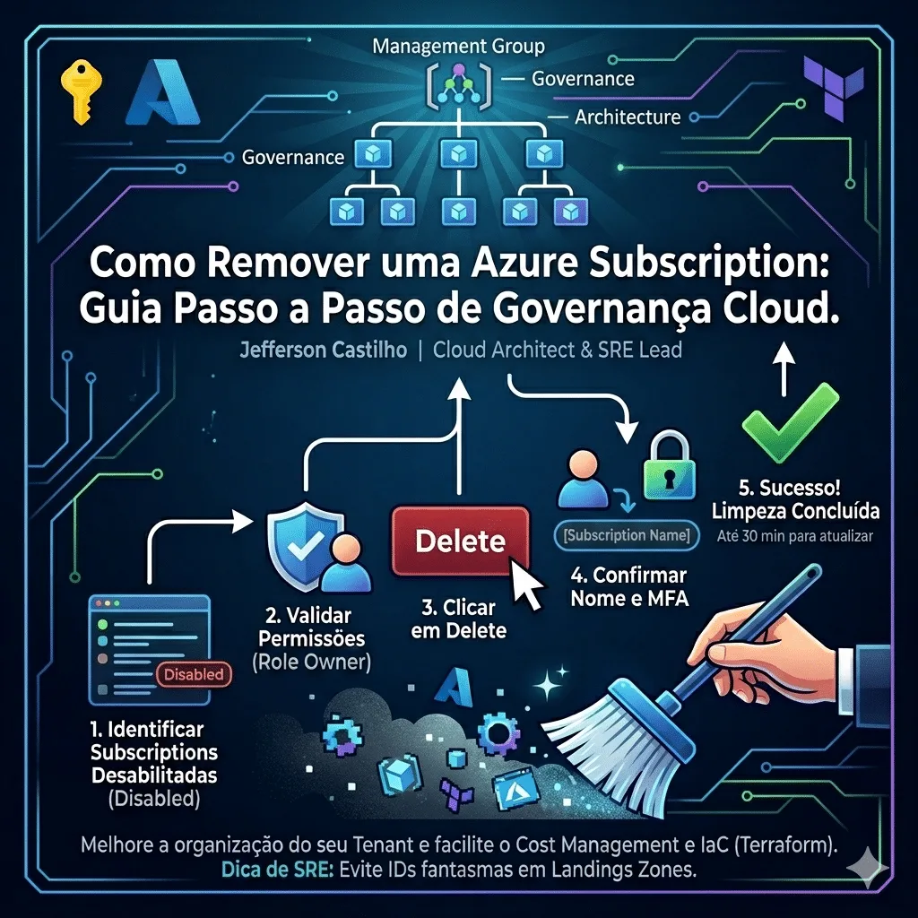 Como Remover Subscription Azure