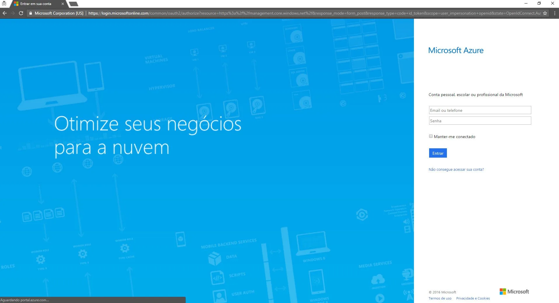 Como criar um Resource Groups dentro do Microsoft Azure