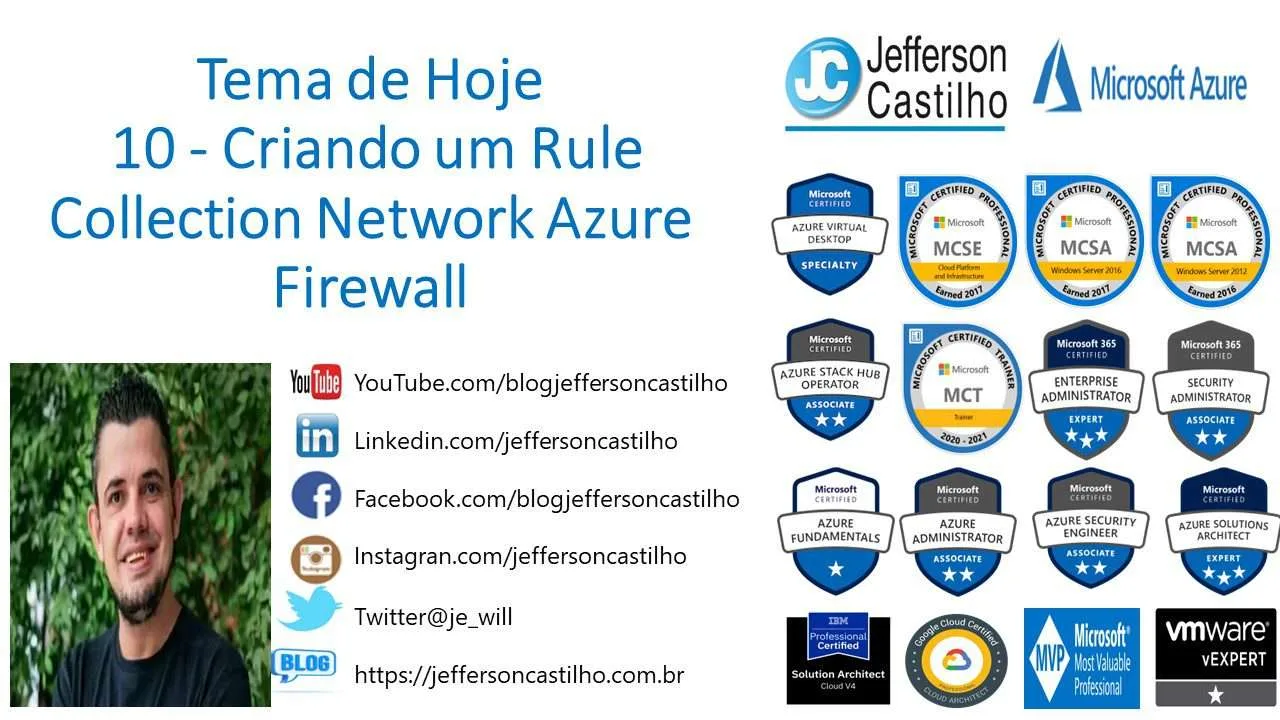10 - Criando um Rule Collection Network Azure Firewall