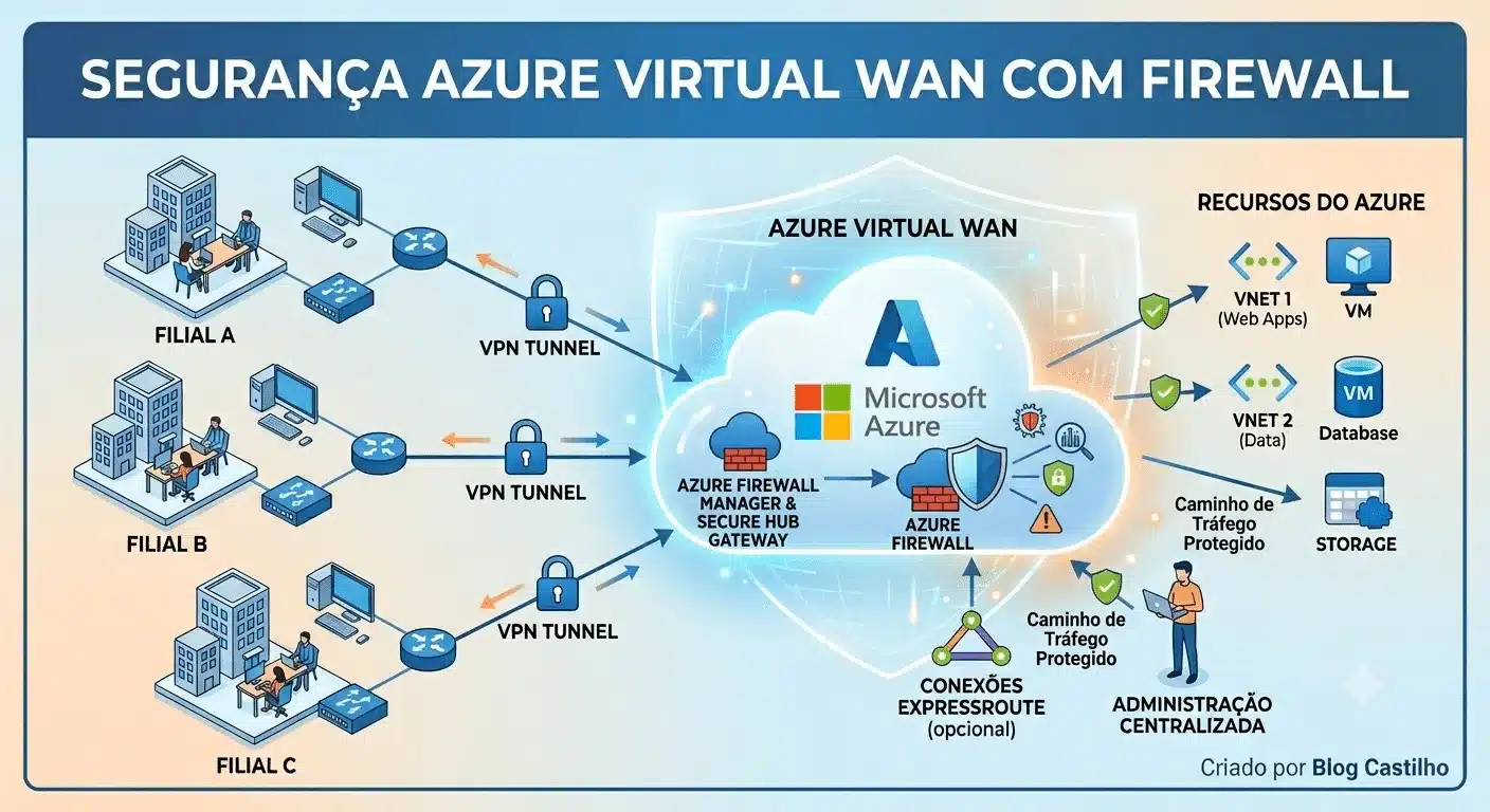 Segurança Azure Virtual WAN com Firewall