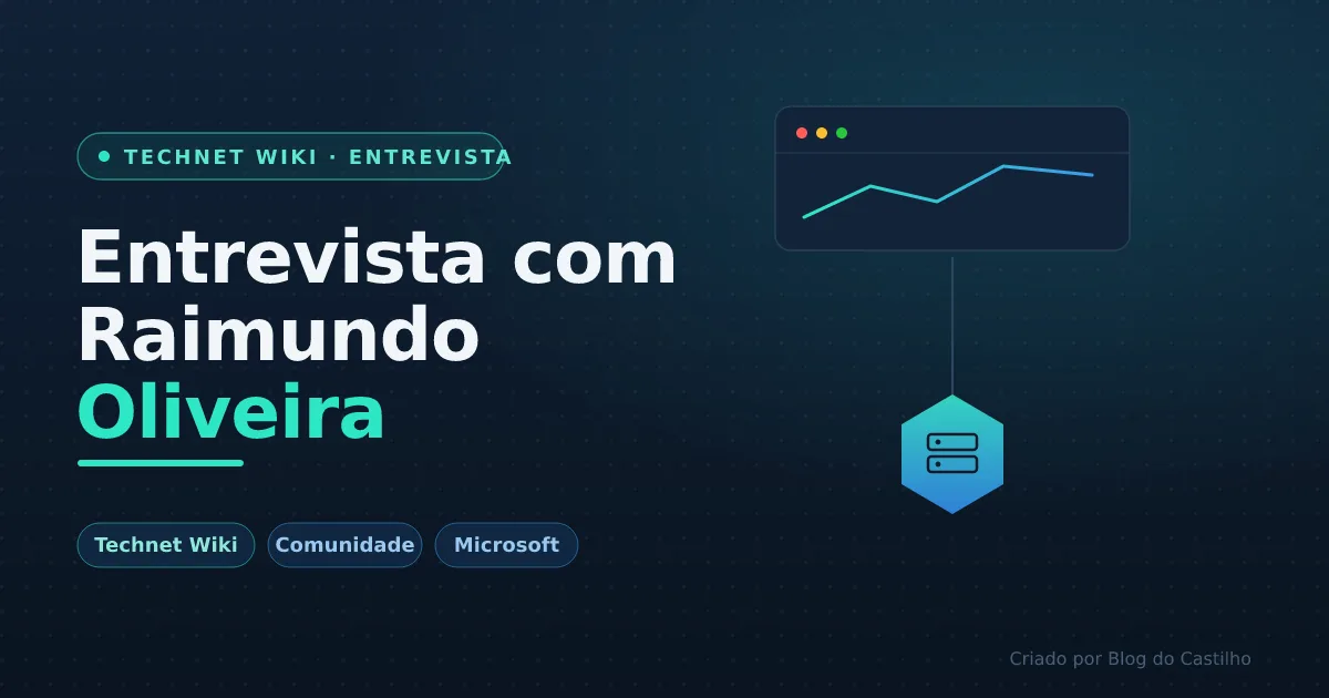Technet Wiki Brasil – Entrevista com Raimundo Oliveira