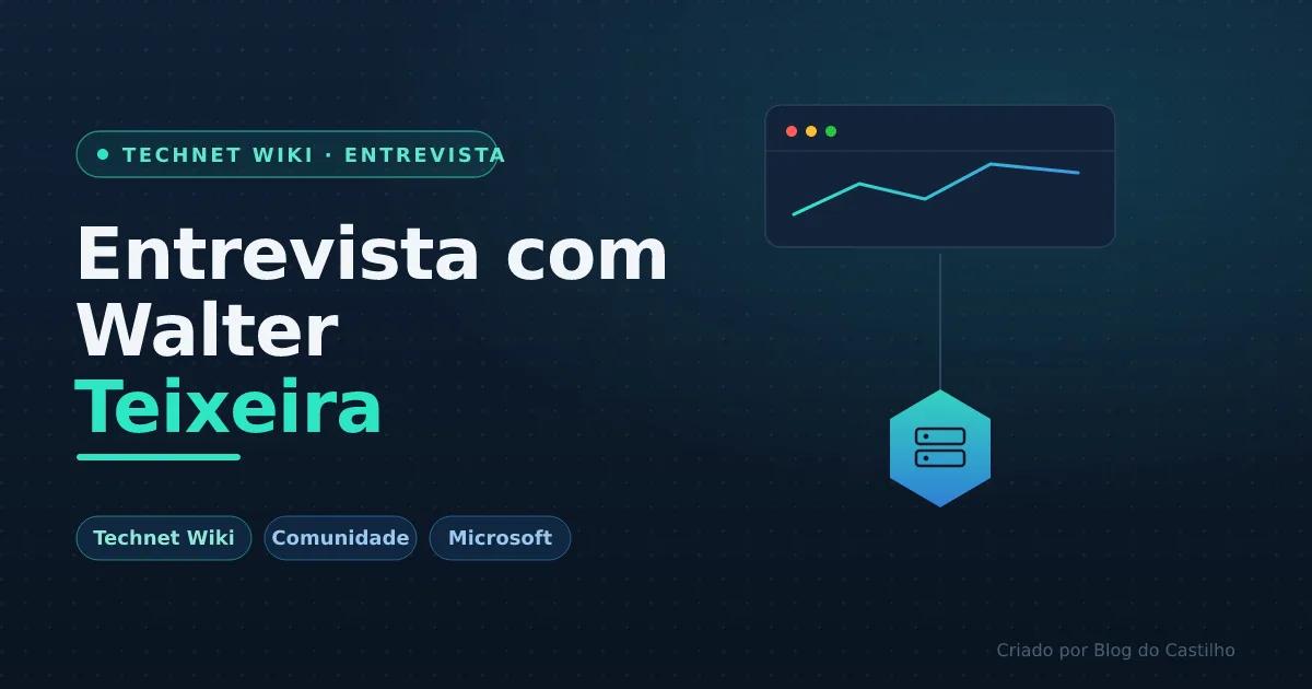 Technet Wiki Brasil – Entrevista com Walter Teixeira