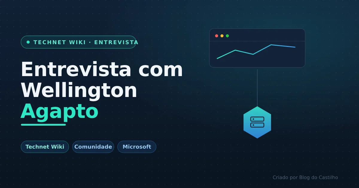 Technet Wiki Brasil – Entrevista com Wellington Agapto